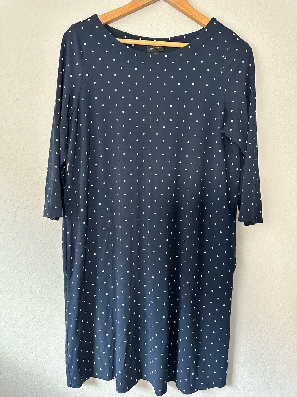 J-jill Women's Black and Navy Dress